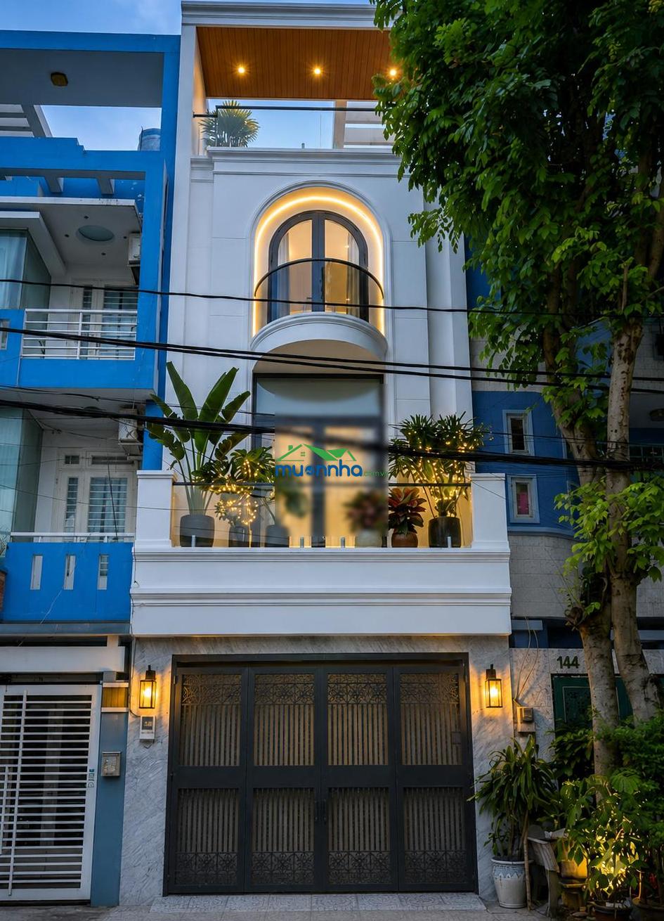 Nhà phố hiện đại 5x20 - 4 tầng thang máy, full nội thất 15.5 tỷ khu ao sen tên lửa - aeon bình tân