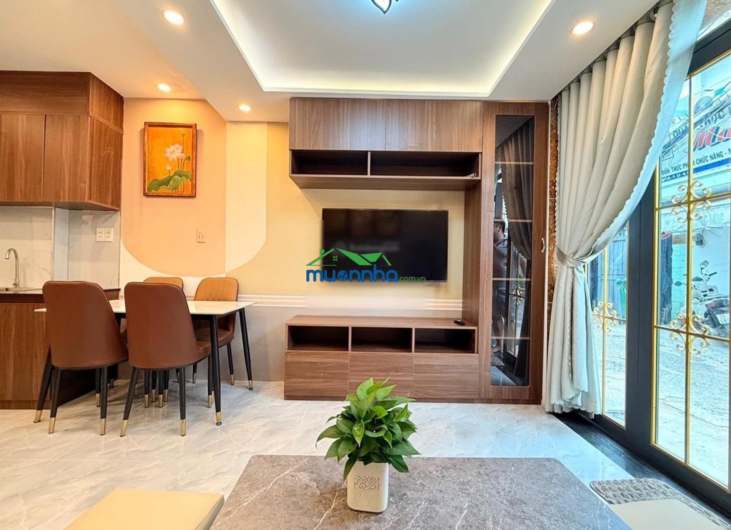 Mua 1 được 2 nhà hẻm xe hơi nơ trang long|60m2|6pn - 4
