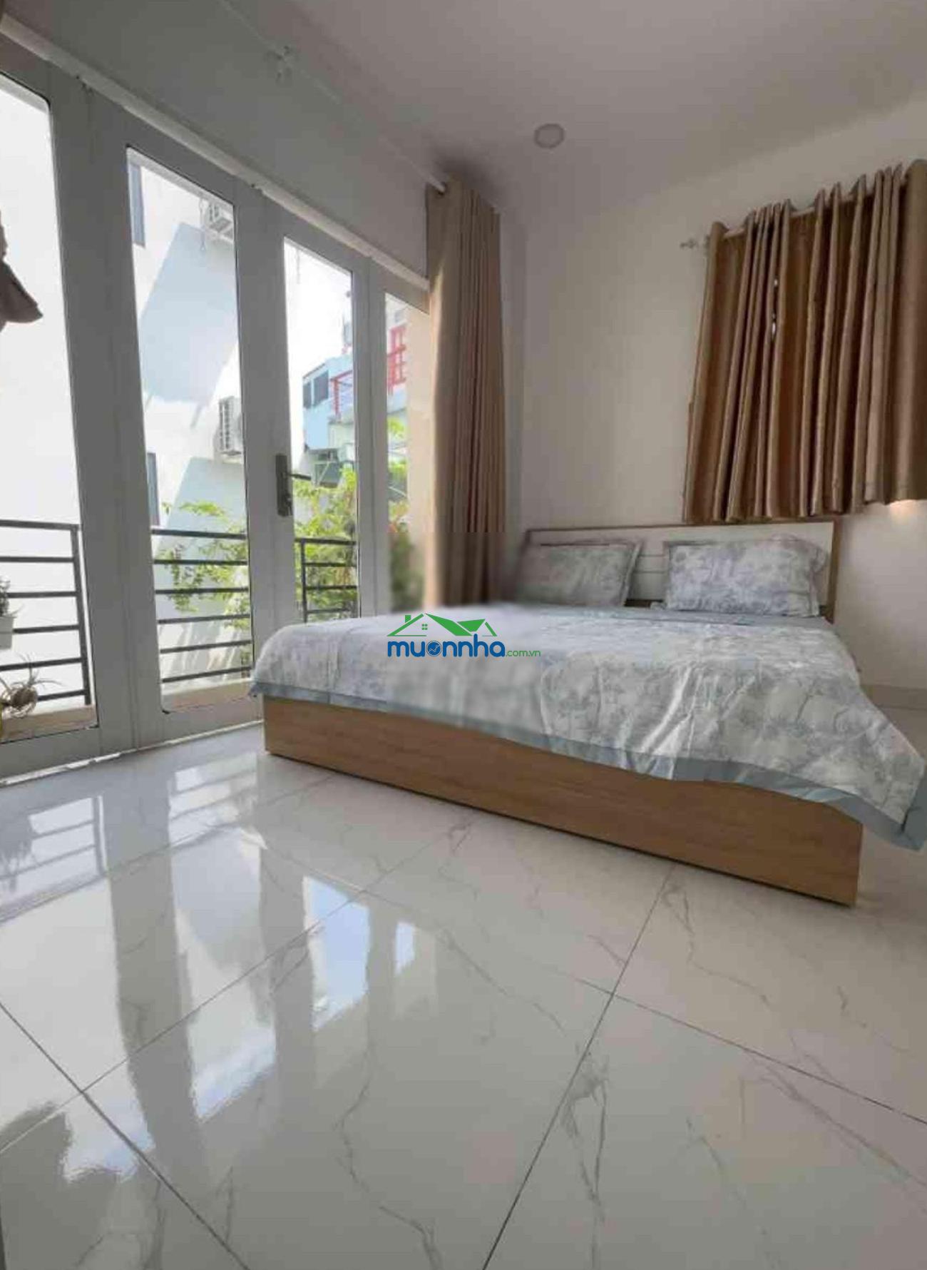4,7 tỷ nhà bán. lê quang định, bình thạnh. 28 m2 - 3 tầng btct - 3 pn, sân thượng. nở hậu. ngang 4 - 4