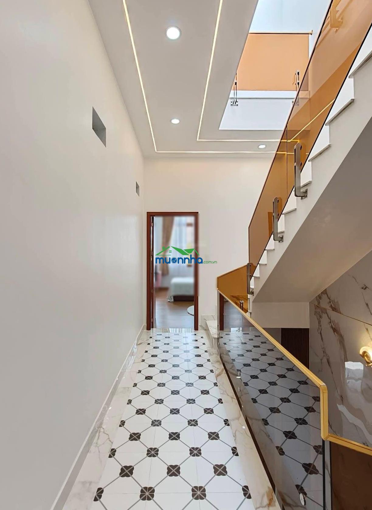 Chuyển nhượng nhanh nhà mới 2 lầu 5pn đường cây bàng, tân nhựt, bình chánh 55,5m2. lh: 0795 014 *** - 4