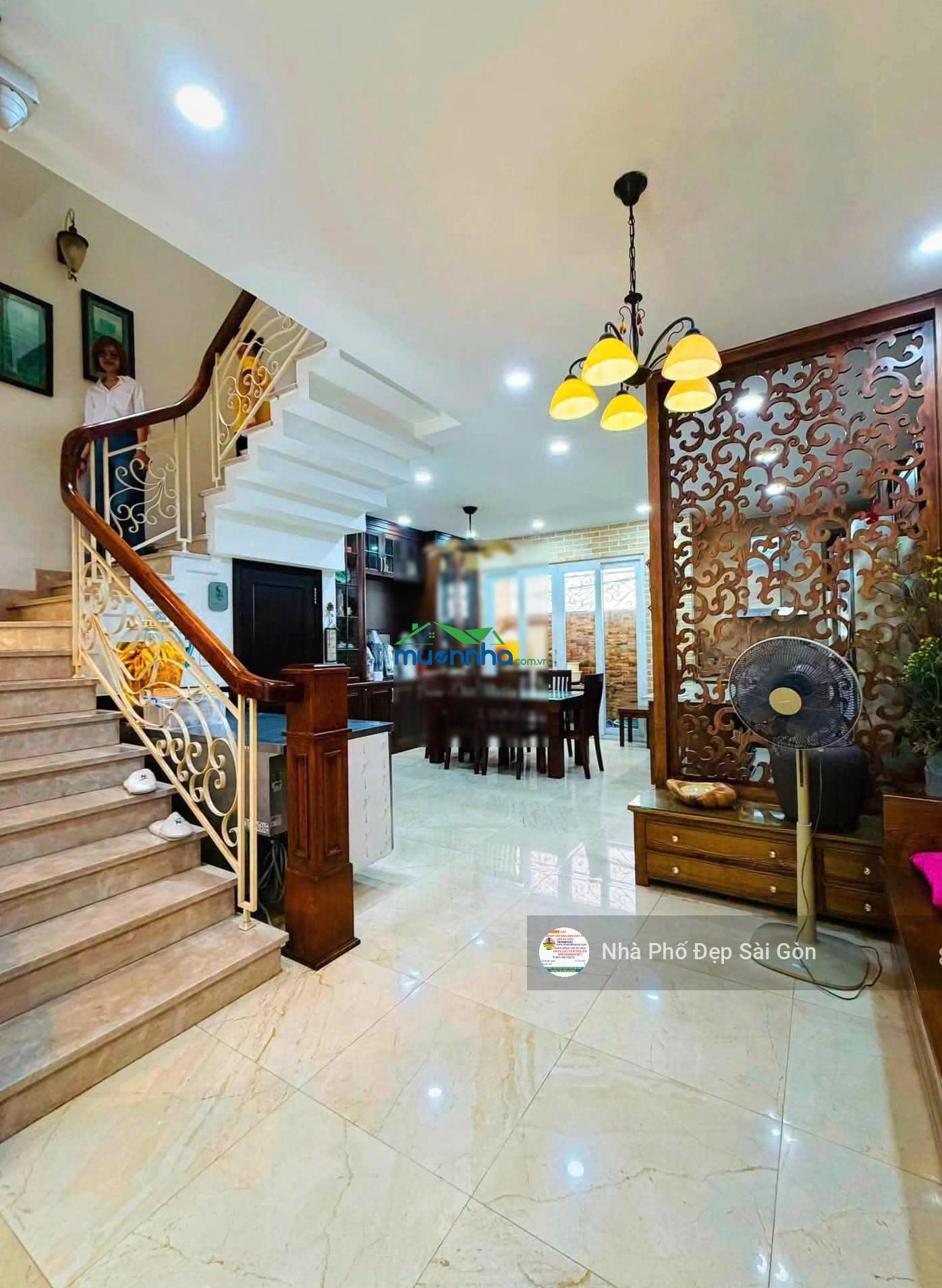 Villa phố hxh 12m đường c1, p13, tân bình. dt 6x15m, đúc 3 lầu, nhà đẹp, nội thất cao cấp - 2