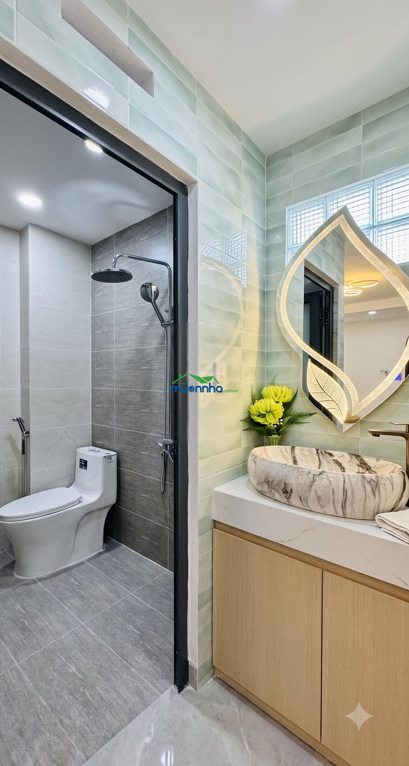 Nhà đẹp gò vấp, 5 tầng, 6 pn, 6wc, 48m2, full nội thất, hẻm xe hơi, giá 7.x tỷ - 2