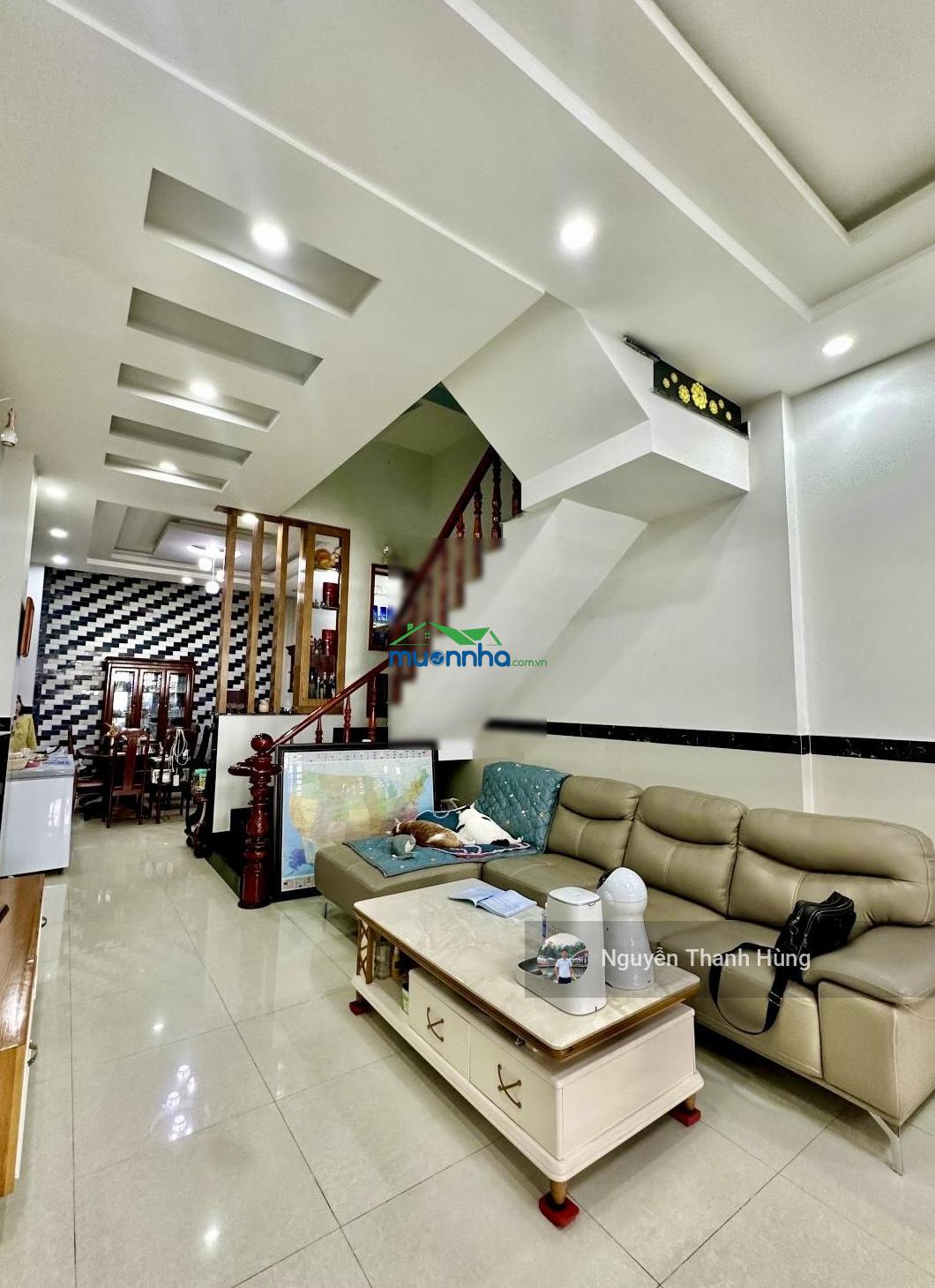 Bán nhà 3 tầng đúc hẻm xe hơi tránh khu dân trí cao quận 12 giá rẻ 7 tỷ diện tích 110m2 (4,5x18) - 4