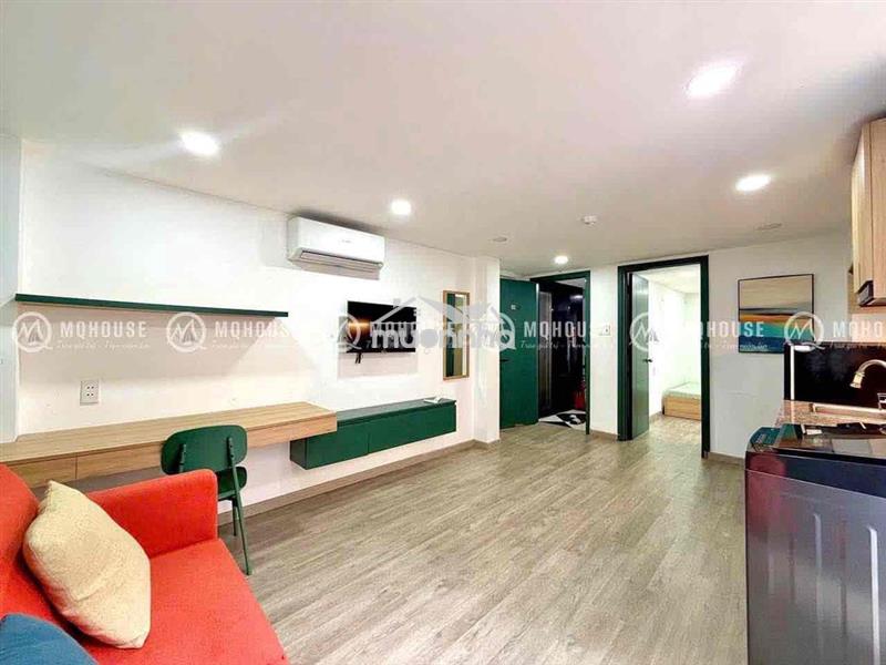 Chdv full nội thất 1pn - studio ban công, cửa sổ máy giặt riêng