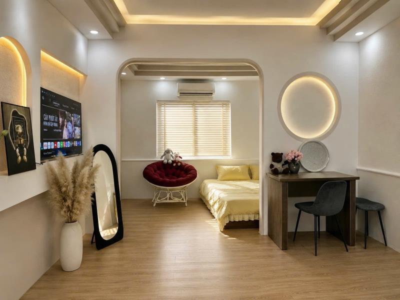 Cho thuê căn hộ khu vực gò vấp - studio tách bếp sang trọng - 0926051663 - 2