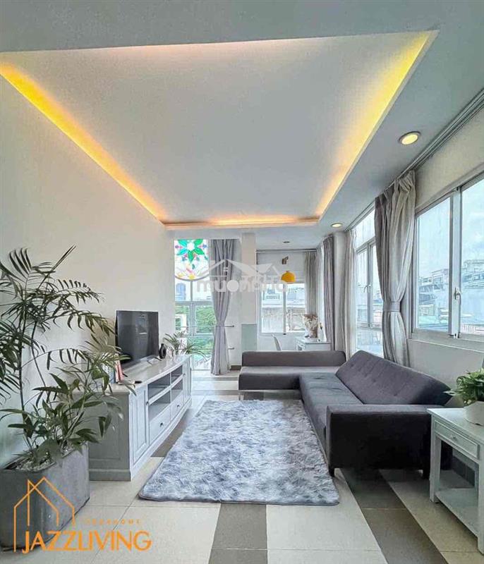 🔥 Cho thuê 1pn 2pn hai bà trưng, q3 ( gần cv lê văn tám) hầm xe, tmáy