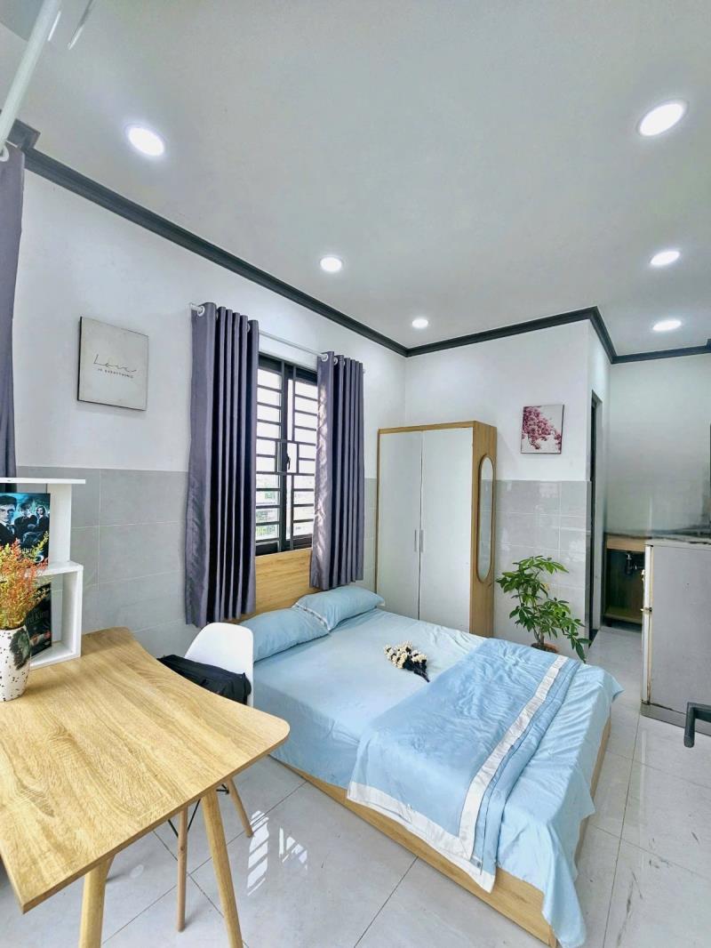 Studio ban công đi bộ tới đại học hutech, ngoại thương, gtvt, đường d5, ung văn khiêm, ngã tư hàng xanh - 2