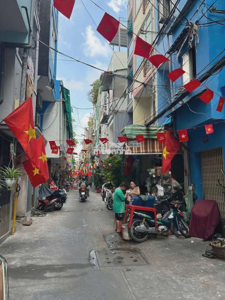 Nhà bán hẻm 8m nguyễn thiện thuật q3 dt 42m 5 tầng giá 13 tỷ