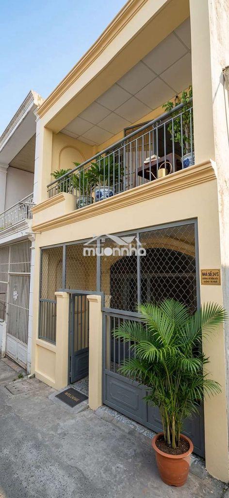 Bán gấp nhà gần chợ lê thị ngay, 4x10, lầu suốt, bancon, hẻm thông 4m