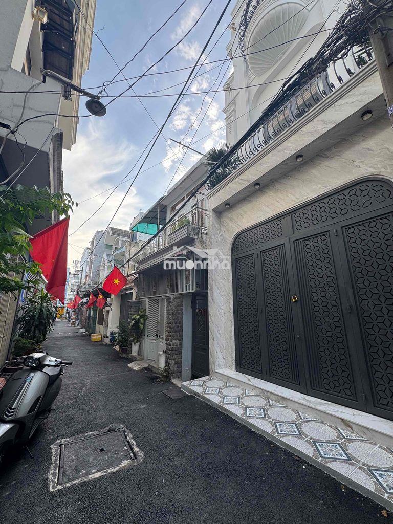 Bán nhà 3 tầng, 94m2, hxh, full nội thất, huỳnh văn nghệ, tân bình