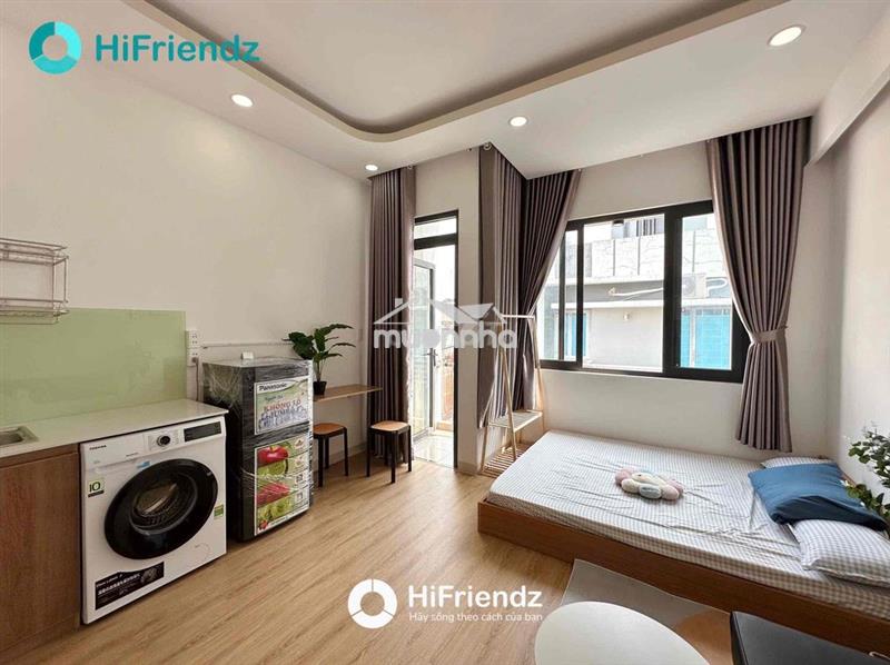Cho thuê căn hộ full nội thất - mới xây - máy giặt riêng - ngã tư 4 xã