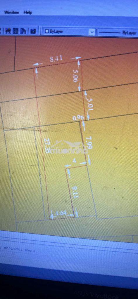 Bán nhà 4,860 tỷ dt 181,9m 4,6m x27m nở hậu 8,4m xã đông thạnh , tphcm