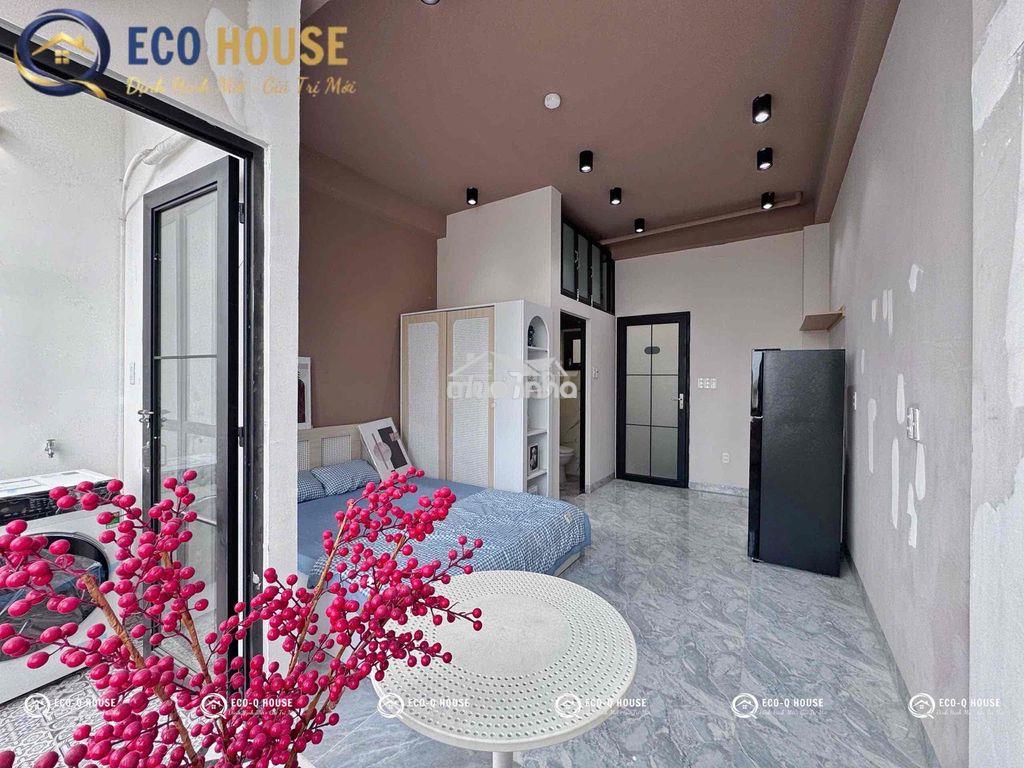 Studio full nội thất ban công ngay aeon tân phú - 4