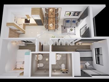 Căn 2pn 2wc 53m2 sổ riêng hoàn thiện - 2