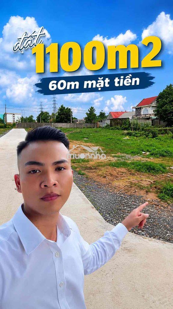 1100m2 sở hữu 60m mặt tiền đường bê tông 7m