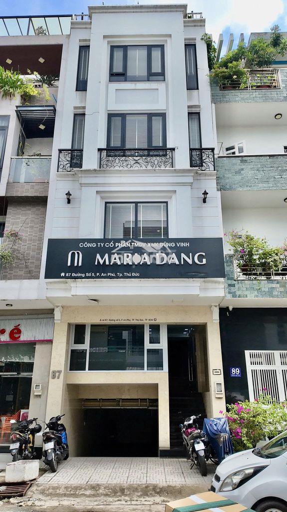 Cho thuê nhà mt đường số 5, phường an khánh, dt: 5x15, 1 tầng, 4 lầu.