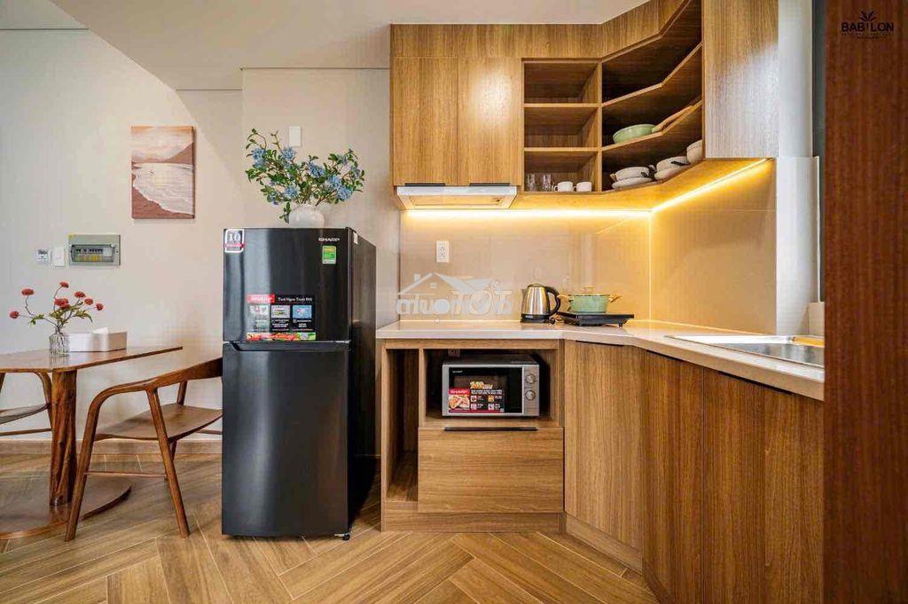 Cho thuê căn hộ mới xây full nội thất siêu đẹp ngay bình thạnh - 3
