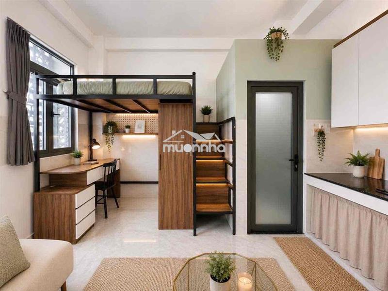 Cho thuê studio full nội thất có thang máy – gần thoại ngọc hầu, tân p