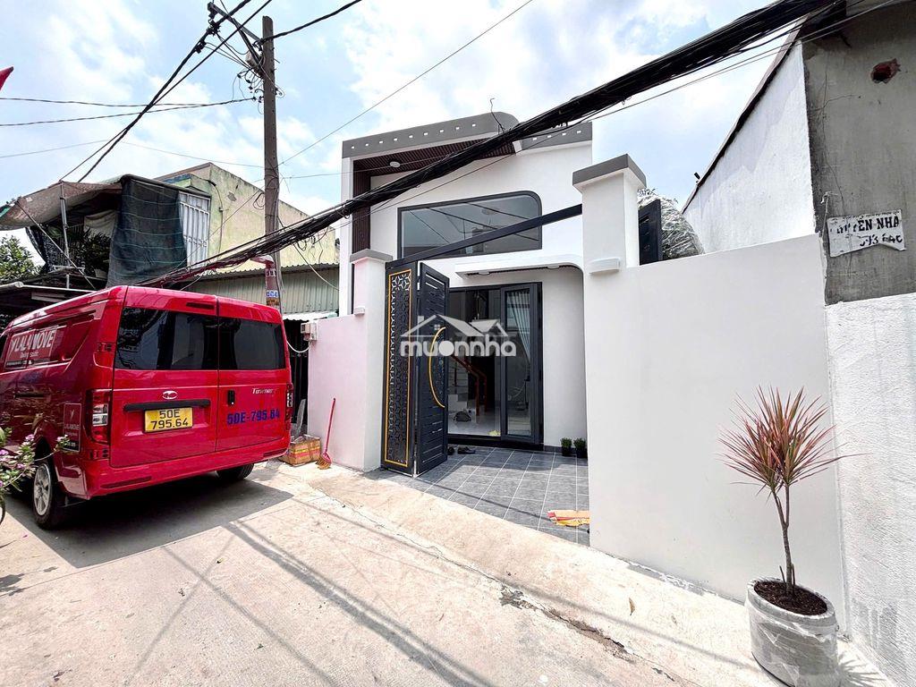 Nhà 2 tầng mới đẹp nguyễn ảnh thủ 5.4x18m xây 4 pn, có sân trước - 2