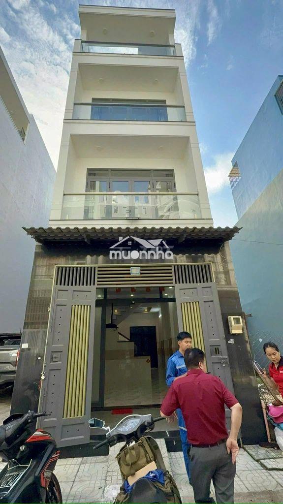 Cho thuê nhà hẻm vip tô hiệu 4 x 16 m đúc 1 trệt, 3 lầu : 5 pn , 4 wc
