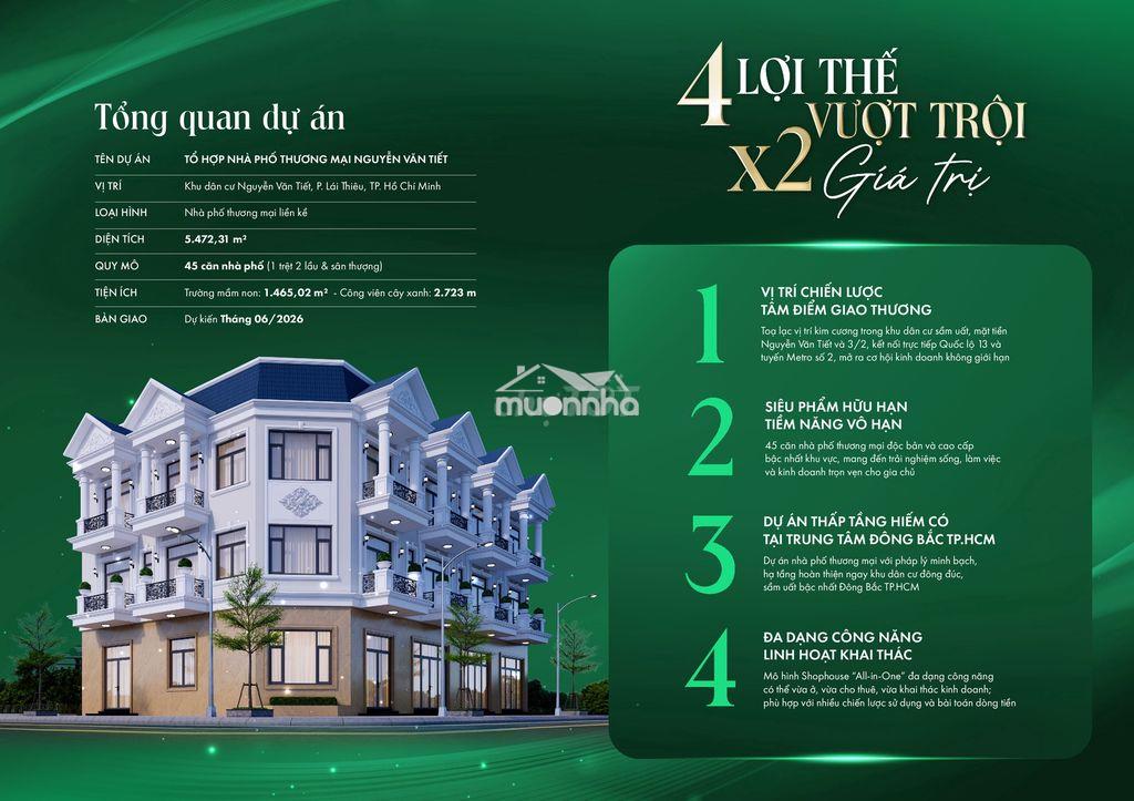Mở bán nhà phố thương mại ngay kdc nguyễn văn tiết lái thiêu - 4
