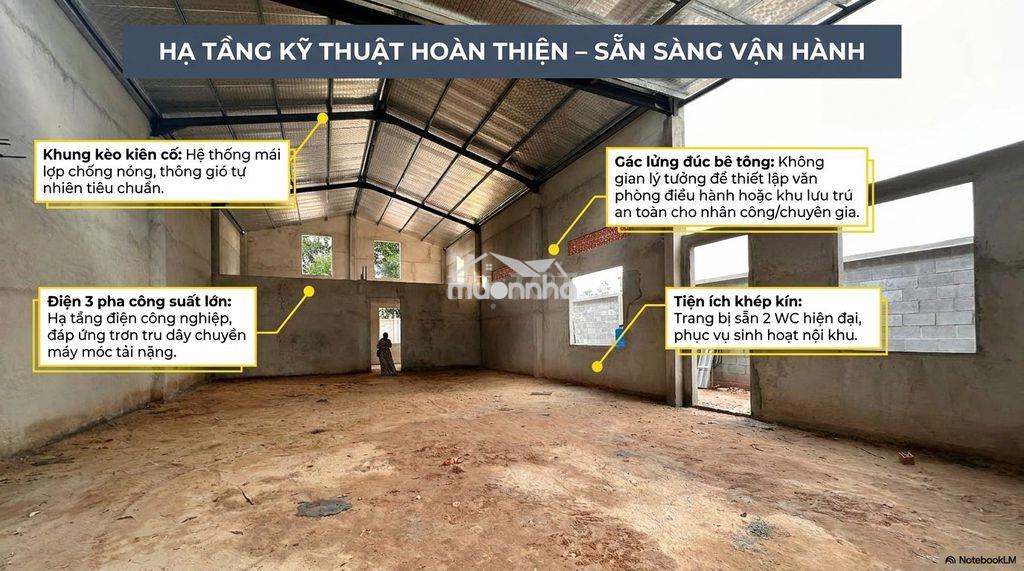 Cho thue xưởng mới xây 360m2 - 2