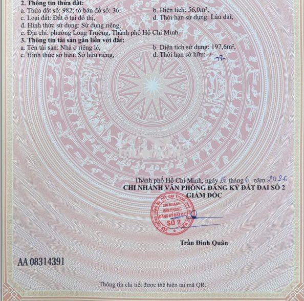 Bán nhà kdc nam khang, phường long trường, tp. thủ đức 4 tầng - 3