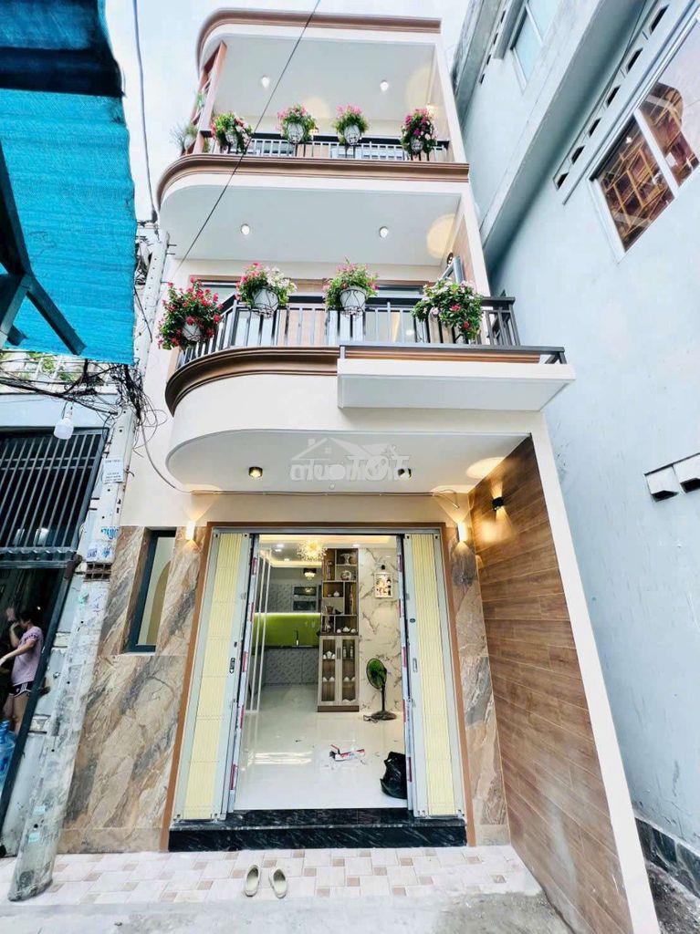 🌾 4 tỷ 780 tl - nhà bán đẹp 3 tầng- shr- 4pn- p15-q8 (gần cầu số 2)