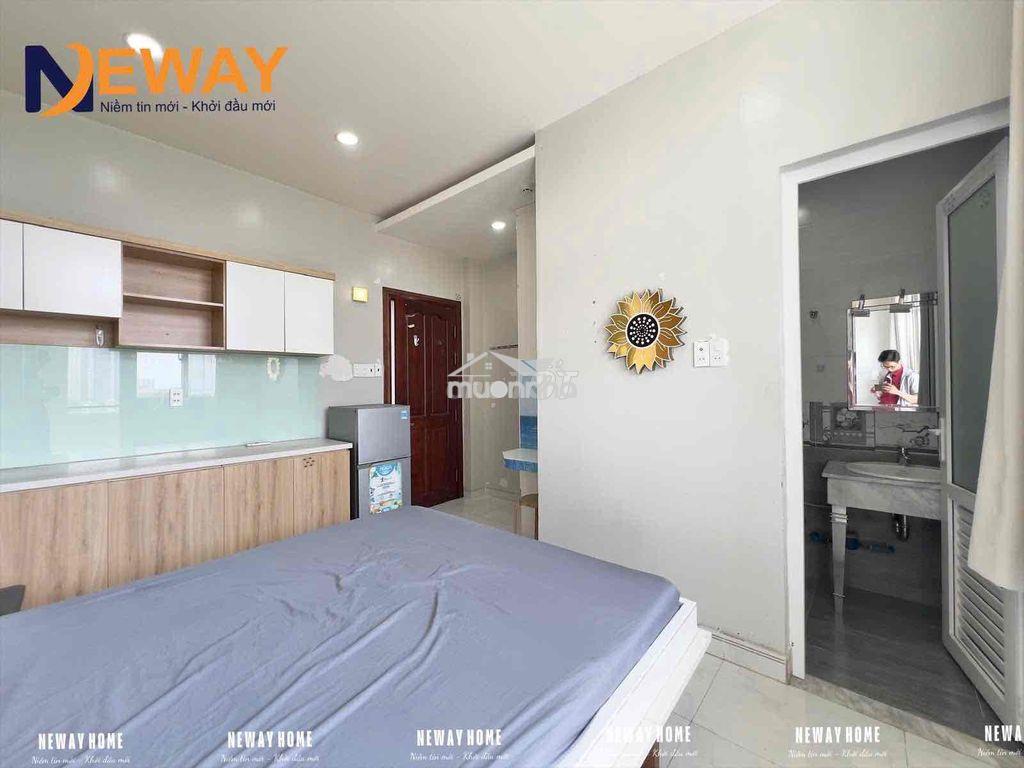 Studio ban công full nội thất, thang máy mặt tiền đường gần cầu chữ y - 3