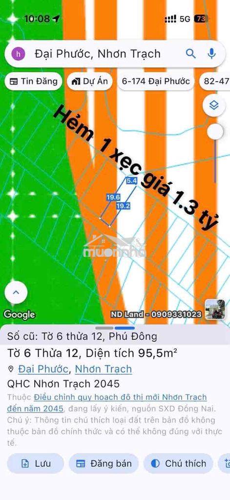 Đất nền khu phú đông sổ hồng riêng đường xe hơi - 4