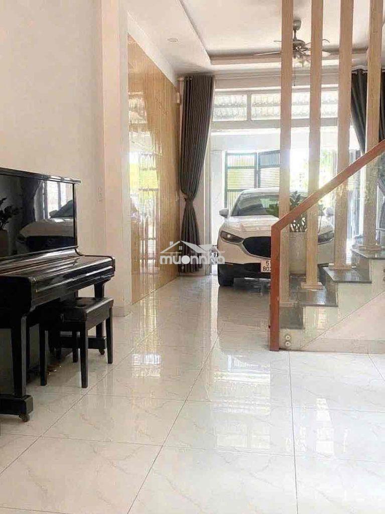Nhà 1t2l full nội thất 3pn 2wc sân đậu oto hbp tđ