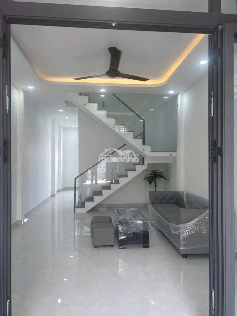 Nhà nc mới ken sát mt 4x16 tr 1 lầu 3pn hà huy giáp p.ăn phú đông q12