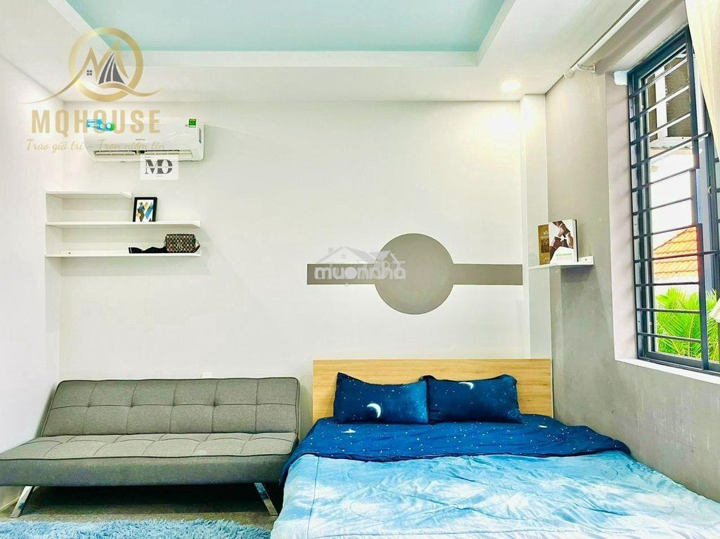 Cho thuê chdv 1pn quận 1, tách bếp, ban công,full nt, thang máy, 10tr5 - 2