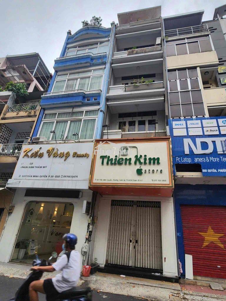Cho thuê nhà mặt tiền trần minh quyền_ quận 10, 4x14 giá chỉ 32tr