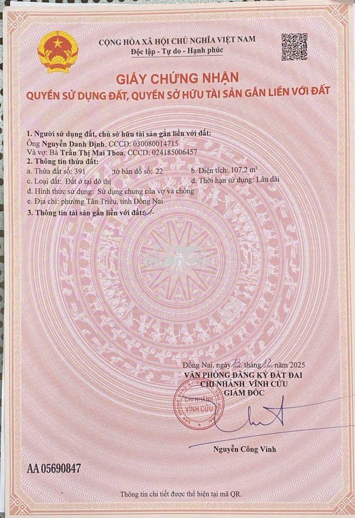 Bán đất thạnh phú, chính chủ - 3