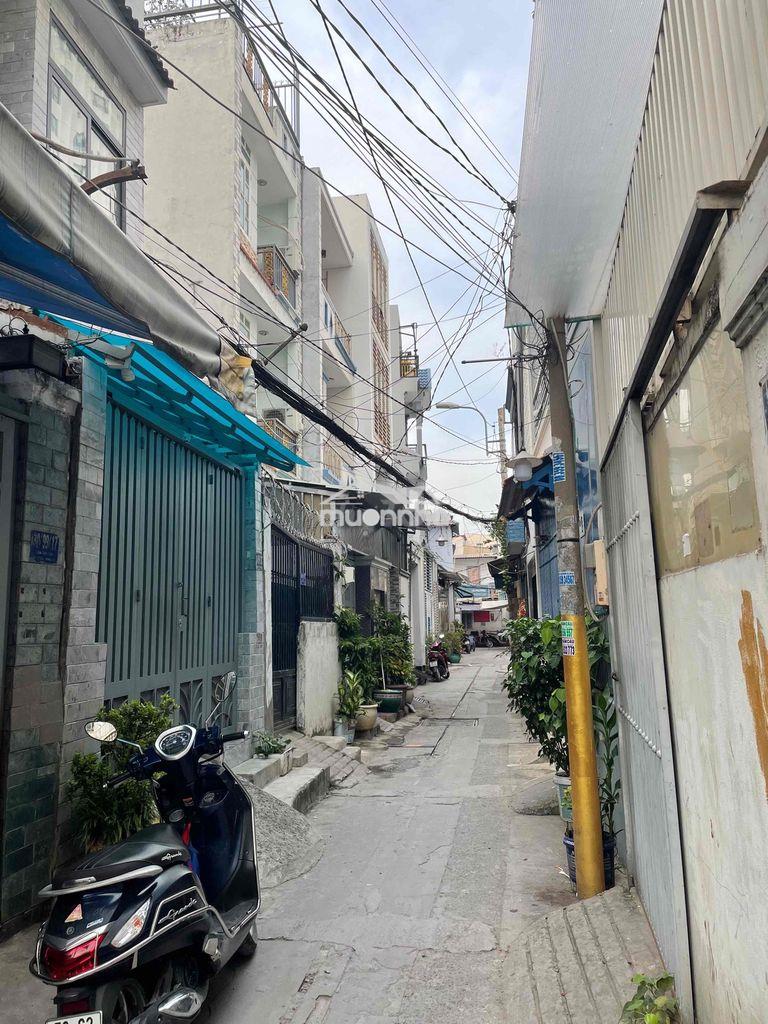 Cho thuê nhà 3 tầng hẻm 30 lvb - 2