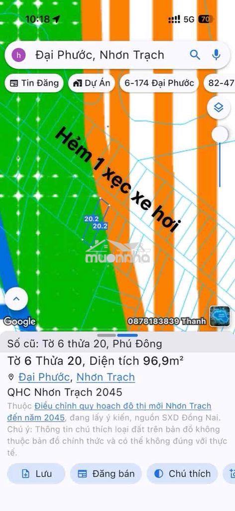 Đất nền khu phú đông sổ hồng riêng đường xe hơi - 3