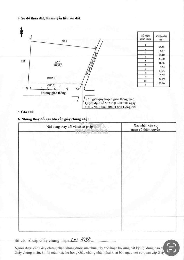 Đất thổ cư 2mt - tp.long khánh - 3