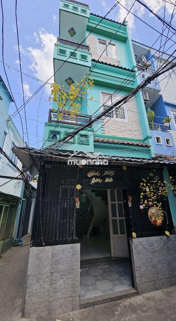 Nhà thuê 3 lầu hẻm ba gác  1 xẹc