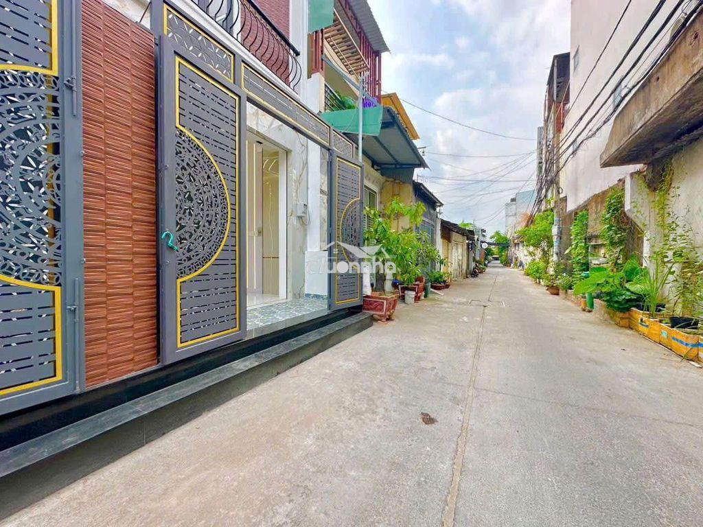 Nhà bình tân - 4 tầng (4*14m) đường xe hơi tránh - 4 phòng ngủ - 2