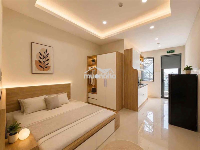 Studio ban công full nội thất ngay ngã 5 chuồng chó