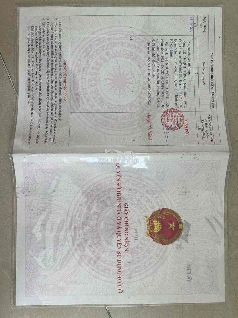 Hẻm xe hơi nguyễn đình chiểu quận 3 hơn 7 tỷ ----------- 322/20 nguyễn - 4