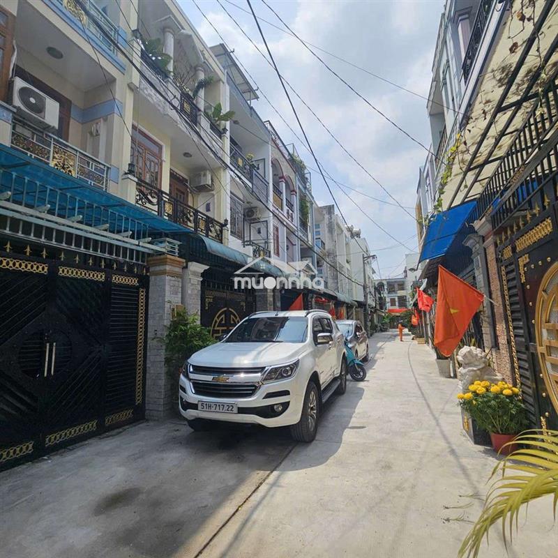 Nhà hẻm 6m oto gần chợ liên khu 5-6 bình tân