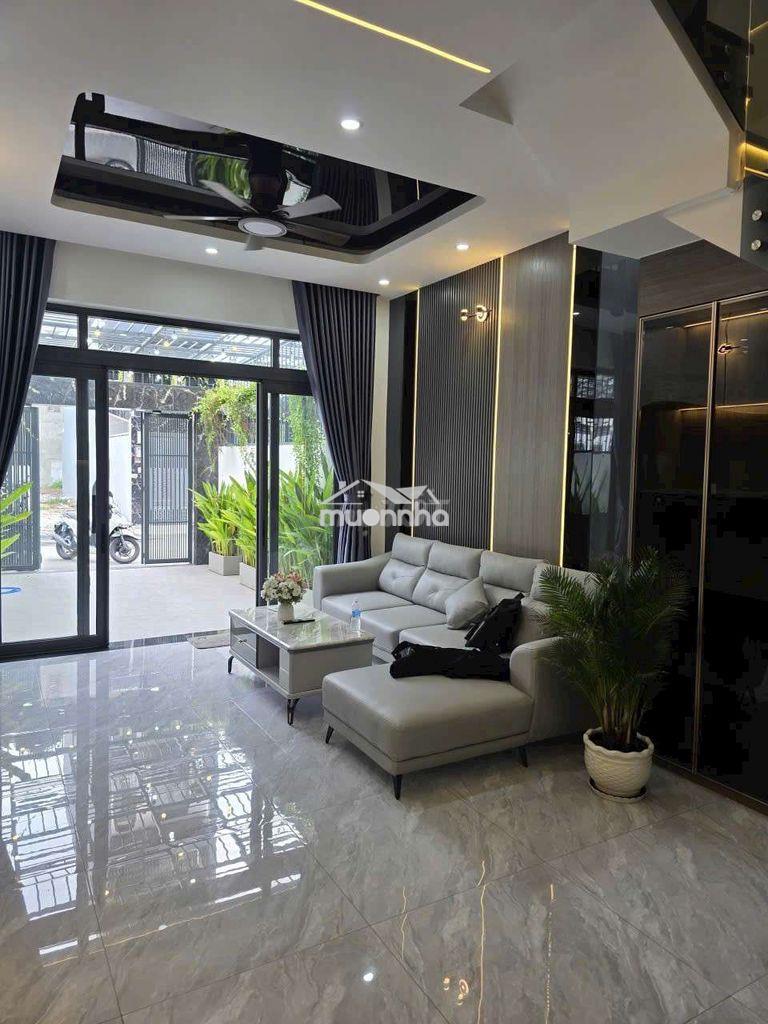 Cho thuê nhà đẹp nguyễn oanh giáp q. 12;(4x20m)4 tầng-4pn6wc-gia 17tri - 4