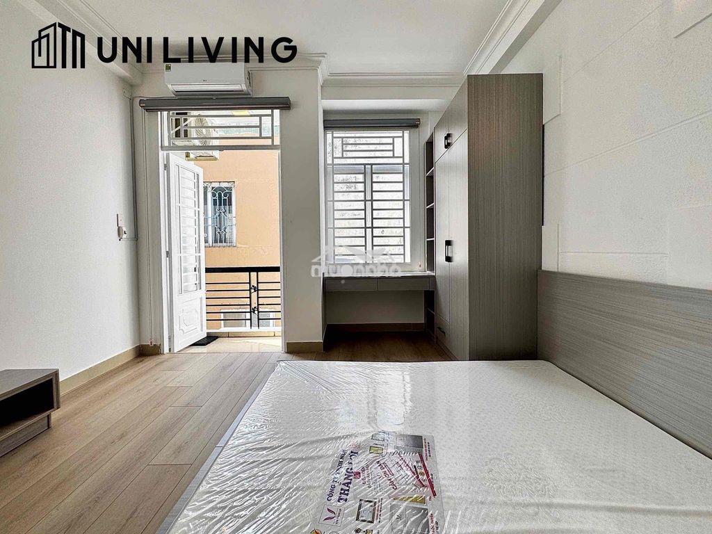 Cho thuê phòng studio ban công full nội thất nhà mới 100% gần cv lvt - 3
