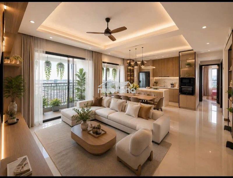 Cho thuê lucky palace 4pn 1 kho 3wc full nt