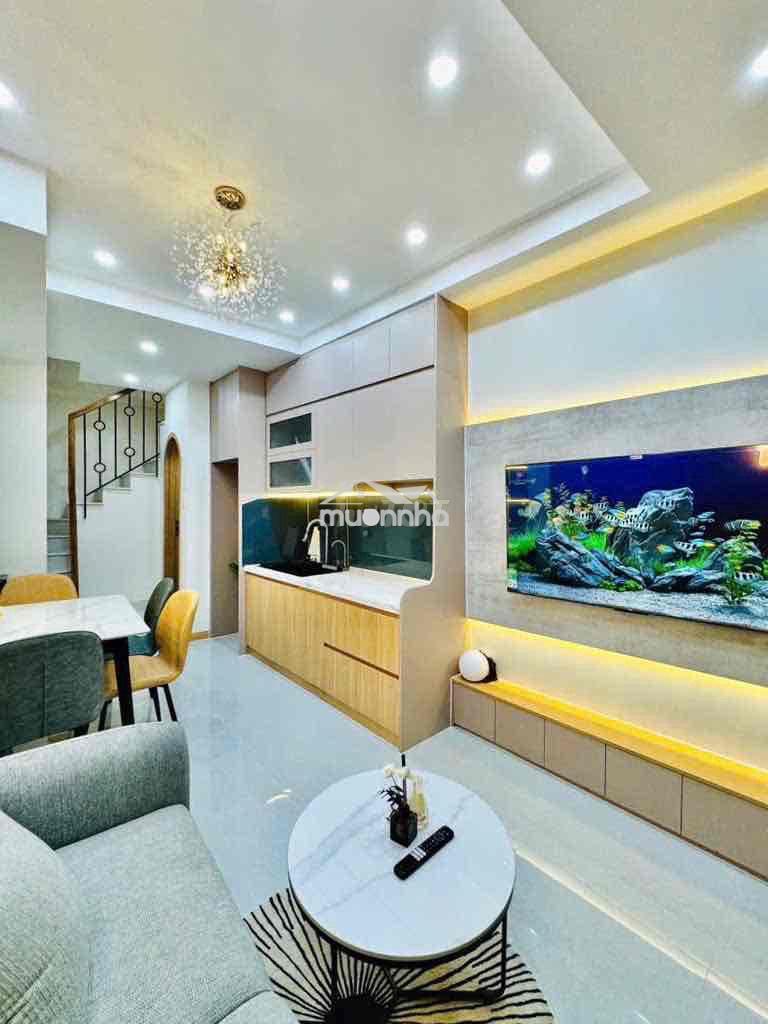 Trường sa, phường 3 - bình thạnh - nhà đẹp 3 tầng full nội thất - 60m2 - 4
