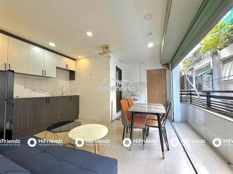 Căn hộ 1pn ban công - tách bếp full nội thất | thang máy ngay q10