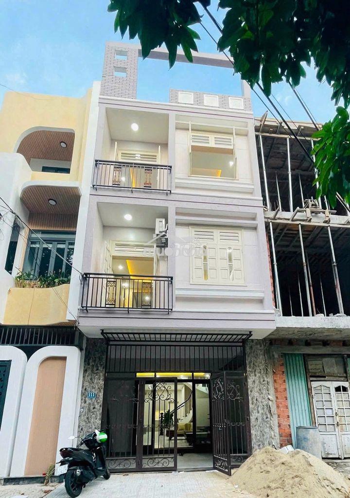 Cho thuê nhà mới 3 tầng mặt tiền phường hòa minh