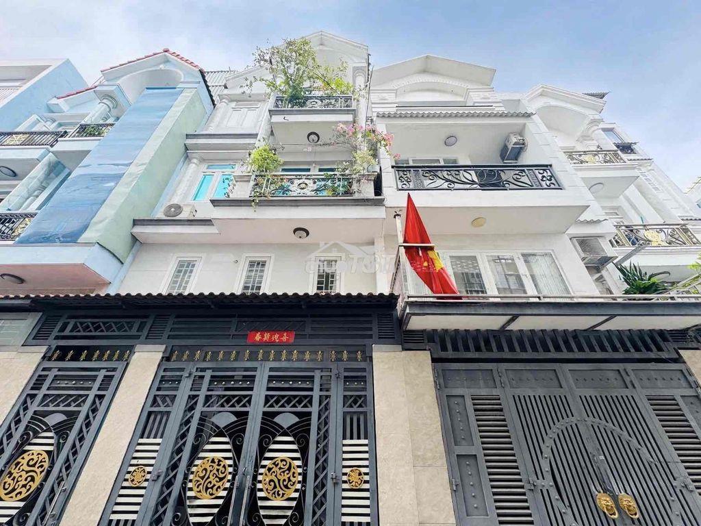 Nhà hẻm ô tô tránh, phân lô, 4 tầng 5x10, dân trí, giá rẻ, quang trung - 2